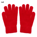 Miniatyrbilde 11 av 11: 1 par Vinter Elastisk Ull Cashmere Sykkelhansker Kjørehansker Full Fingerhansker Votter Dame Herre Mote Utendørs Skihansker camel One Size
