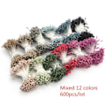Miniatyrbillede 1 af 11: Håndværk 144/420/600/1000 stk./parti Blomster Støvdragere 2 mm DIY Kunstige Blomster Krans til Bryllupsfest Hjemmeindretning D0401 Mixed color 1 600pcs