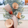 Miniatyrbillede 3 af 11: Julepynt Luksus Nytår Juledekoration Fyrretræsgren Nåletræ Jul 23CM 24 Specifikationer B26 Other