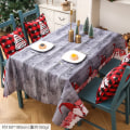 Miniatyrbillede 7 af 8: Julepynt Arrangement Kreative Juleprint Dug Bordløbere Bordpynt Forsyninger Christmas printed tablecloth-D