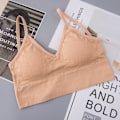 Pikkukuva 7 / 11: Joogaliivit Naisten Alusvaatteet Push Up -liivit Saumattomat Liivit 220 Brown Free Size