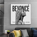 Miniatyrbild 2 av 5: Beyonc Renaissance Beyonc hiphop musikalbum stjärna canvas målning poster HD tryck väggkonst liv hem dekoration Lila 25x30 CM Ingen Ram Purple 25x30 CM No Frame