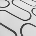 Miniatyrbillede 3 af 5: Linear Curve Tapet Sort/Hvid Black/White