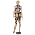 Miniatyrbild 9 av 9: Het Anime Attack on Titan Cosplay Shingeki no Kyojin Jacka Recon Corps Läderkjol Krokpistolbälten Hängslen Ackerman Kostym Full Set S