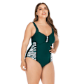 Miniatyrbillede 4 af 7: Siamesisk Plus Size Badetøj Bikini Sexet Bikini Dame Badedragt Leopard Point 4XL