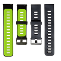 Miniatyrbillede 7 af 10: Dual Color Urrem 22mm til Huami Amazfit2 Samsung WACTH 46mm Outer Black and inner Blue