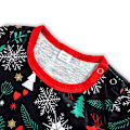 Miniatyrbild 2 av 11: Julpyjamas Matchande Familjepyjamas Förälder-Barn Pyjamasset Kläder Kortärmad T-shirt Byxor Snö Älg Tryckt Nattkläder Outfit Men L