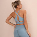Miniatyrbild 5 av 5: Sport Push up BH Yoga Träning Beauty Back Yoga Väst Sportunderkläder för Kvinnor 011 bra-light purple L
