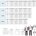 Miniatyrbilde 2 av 4: Matchende julepysjamaser for hele familien, gresskarundertøy, loungewear, nattøy, matchende hjemmeklær, pysjamassett White Kids (4-5)T
