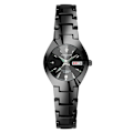 Miniatyrbillede 7 af 11: Automatisk Quartz Ikke-Mekanisk Wolfram Stål Farve Stålbånd Parur Lysende Kalender Herre og Dame Vandtæt Studenterur Black with black plate for men