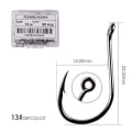 Miniatyrbilde 1 av 11: Fishhook 50 stk / 20 stk / Eske Sirkel Karp Øye Fiskekrok Størrelse 2-22# Ringøye Japan Fiskekroker Fiskekroker Enkel Jigg Fiskekrok Utstyr Size 13 - 50pc