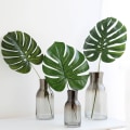 Miniatyrbild 4 av 11: One Piece monstera konstgjorda växter plast tropiska palmblad hem trädgård dekoration tillbehör Fotografering Dekorativ Ji Wei Ye