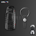 Miniatyrbild 11 av 11: ABS Kolfiberstil Bilnyckelfodral Skal Fob För A3 A4 A5 C5 C6 8P 8L B6 B7 B8 Q3 Q5 Q7 A6 A7 4M 8S B9 A8 Q8 C8 TT B set 3