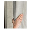 Miniatyrbild 5 av 8: Modern linnegardin för vardagsrum sovrum ren färg bomull linne gardiner tyll tyger anpassad gasväv halvskuggande ramie garn 01 Pure color linen 1 pcs W100xH200cm