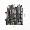 Miniatyrbild 7 av 11: Mikro Landskap Scen Dekoration Hästgård Leksak Ladugård Djurmodell Leksaker Simulering Staket Tillbehör Djur Sandbord Leksak 6 fork set