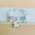 Miniatyrbillede 1 af 11: Sødt tegneserie My Melody børne perlebesat krystal kvindelig par studerende veninder gave farve armbånd tilbehør 08 pony