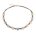 Miniatyrbillede 1 af 11: Hot Konkylie Halskæde Kvinder Smykker Sommer Strand Skal Choker Boheme Reb Kauriskal Perlehalskæder Håndlavet Krave Kvinde Style 24 Overseas