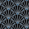 Miniatyrbild 1 av 4: 223236 på rulle Conpart Art Deco Hexagonal Mönster Tapet