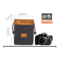 Miniatyrbild 10 av 11: Linsskyddsfotograferingsväska innerficka vattentät mikro enkel kamera förvaringsväska kameraryggsäck förinstax mini 11 medium grey 1