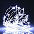 Miniatyrbilde 1 av 5: LED Lyslenke Utendørs 10m 20m Fjernkontroll Timer Batteri USB Hage Lyslenke For Hjemmefest Juledekorasjon White 10M 100LED