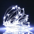 Miniatyrbilde 2 av 5: LED Lyslenke Utendørs 10m 20m Fjernkontroll Timer Batteri USB Hage Lyslenke For Hjemmefest Juledekorasjon Warm white 10M 100LED