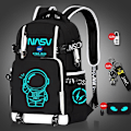 Miniatyrbild 7 av 11: Vattentät Självlysande Barnryggsäck Skolväskor för Pojkar Ortopedisk Skolryggsäck Grundskoleväska Bokväska Mochila wallet Backpacks