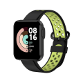 Pikkukuva 6 / 11: Korvaava urheiluranneke XiaoMi Mi Watch Lite -kellolle, silikoninen hengittävä ranneke Mi Watch Lite -kellolle, rannekoru Black and Teal