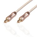 Miniatyrbillede 1 af 4: Fiberbælte Flettet Digital Fiber Optisk Lydkabel Audio SPDIF Kabel 2 m