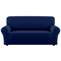 Miniatyrbilde 1 av 9: 22 ensfargede funda sofa elastica 1 2 3 4 seter Sofa sjeselong trekk lounge navy2 1seat ( 90-140cm )