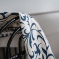 Miniatyrbild 5 av 6: Boho Blå Gardiner Set Fönster Japansk Heminredning Bomull Linne Gardin för Vardagsrum Sovrum Kök Halvgenomskinlig Drapering A W150xL260cm