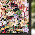 Miniatyrbild 6 av 11: Matt Insynsskyddsfilm Fönsterfilm Färgat Glas UV Solskydd Statisk Självhäftande Fäster för Heminredning Solblockerande Fönsterdekaler D 45X100 CM
