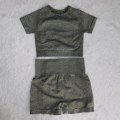 Miniatyrbild 10 av 11: Yoga Set Träningskläder Sportset Gymkläder Träningsoverall Högmidjade Leggings För Kvinnor Wine red set M