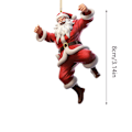 Miniatyrbilde 1 av 11: 2023 Juletrepynt Flygende Drage Ornament Drage Nøkkelring Vindusdekor Akryl Drage Festdekorasjon Tilbehør Gaver C-d One Size