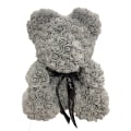Miniatyrbillede 2 af 11: 40 cm Rosebjørn Hjerte Kunstig Blomst Rose Teddybjørn Til Kvinder Valentinsdag Bryllup Fødselsdag Julegave White red H 25CM