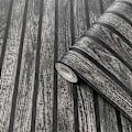 Miniatyrbillede 3 af 4: Muriva Wooded Slats Sort Tapet