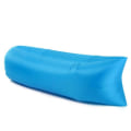 Miniatyrbilde 5 av 5: Rask Oppblåsbar Lazy Sofa Lounger Luftsofa Unicorn Saccosekk Stol Utendørs Strand Lounger Black