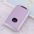 Pikkukuva 1 / 7: TPU Auton Avaimen Kotelo Kuori Mazda 3 Alexa CX30 CX-4 CX5 CX-5 CX8 CX-8 CX-30 CX9 CX-9 Suojus Avaimeton Purple