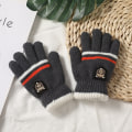Miniatyrbilde 1 av 11: Barnehansker Vinter Hel Finger Hansker Strikkede Myke Barnevotter 5-10 År Gutter Jenter Hansker Tykke Hold Varmen Høsthanske F(5-10 years)