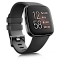 Pikkukuva 10 / 11: Korvaava ranneke Fitbit Versa 2 SE -rannekkeelle Silikoninen urheiluranneke Fitbit Versa Lite -rannekkeelle Älykellotarvike gray size L for versa 2