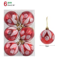 Miniatyrbild 1 av 11: 1 låda Julkulor Julgranskulor Jul Hängande Trädhängen Hemfestdekor 2023 Nyårspresent Noel Navidad 6pcs 6cm-I as picture