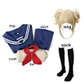 Miniatyrbild 3 av 5: My Hero Academia Himiko Toga Cosplay Kostym JK Uniform Boku No Hero Academia Tröja Peruk Halloween Kostymer för Kvinnor style5 One Size