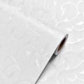 Miniatyrbillede 1 af 4: Luksus Hvid Tyk 3D Stereoskopisk Præget Tapet whiteVine53cmbred whiteVine53cmwide