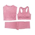 Miniatyrbild 9 av 11: Yoga Set Träningskläder Träningsdräkt Toppar Och Leggings för Fitness Sport För Kvinnor Watermelon red M