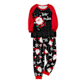 Miniatyrbild 1 av 8: Julpyjamas Matchande Familj Pyjamas Pjs Mode Sovkläder Rund Hals Tryckta Pyjamas Set Kids S