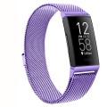 Miniatyrbillede 4 af 11: Magnetisk Milanese rem i metal til Fitbit Charge 4 3 udskiftningsarmbånd urrem til Fitbit Charge 3 SE rem mænd kvinder Wine Red Size S