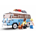 Miniatyrbillede 7 af 9: By Bygning Klods By Store Køretøjer Kommunal Bil Skraldebil Lysreparationsbil Vejfejemaskine Sprinklervogn Klodser Legetøj B0781B No box