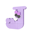 Pikkukuva 11 / 11: Buildmoc Lasten opettavaiset lelut Opettavaiset aakkosrakennuspalikat Aakkosrakennuspalikat Legendat H (particle number 57) 6.4*6.4*2