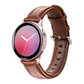 Pikkukuva 1 / 4: 20 mm nahkainen ranneke Samsung Galaxy Watch Active 2 -älykelloon 20mm Brown plus size