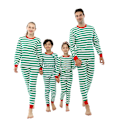 Miniatyrbild 5 av 7: Jul Matchande Familj Pyjamas Pojkar Flickor Bomull Randiga Pyjamasset Matchande Klädset FM01 Kids 6T