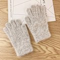 Miniatyrbild 10 av 11: Handskar dam vinter söta plysch varma ridhandskar damhandskar damhandskar dam vinterhandskar vinterhandskar dam Black One Size